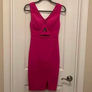 Hot pink bodycon